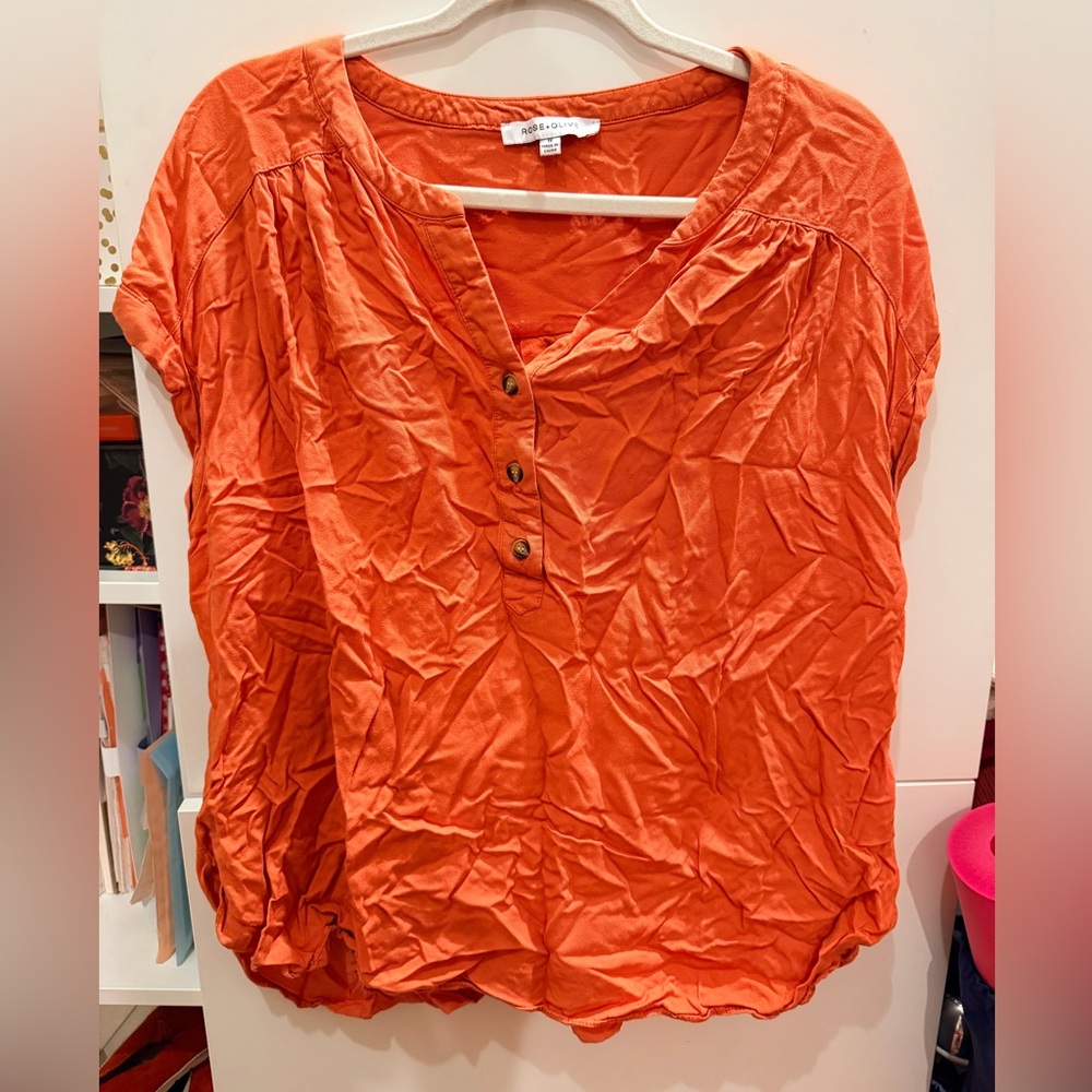 Rose and Olive Blouse